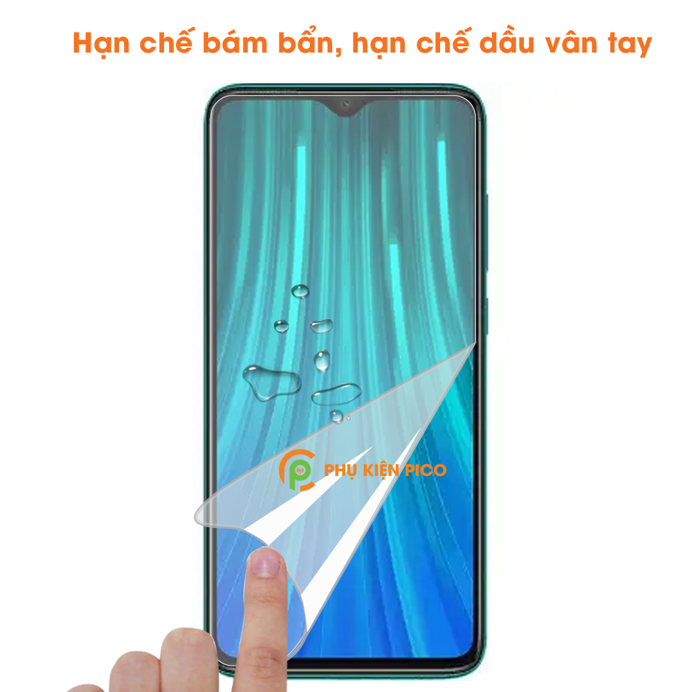 Dán màn hình Xiaomi Redmi Note 8 Pro PPF dẻo trong suốt full viền
