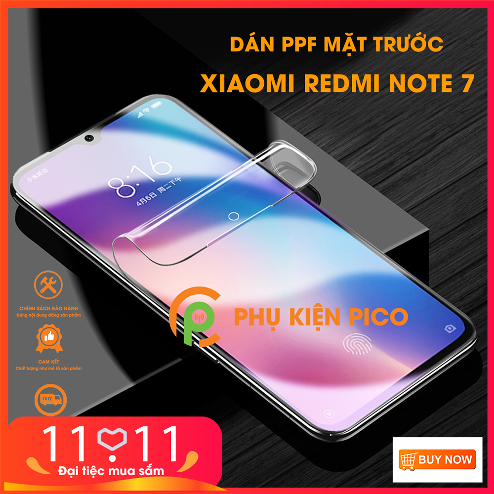 Dán PPF màn hình Xiaomi Redmi Note 7 chống trầy xước