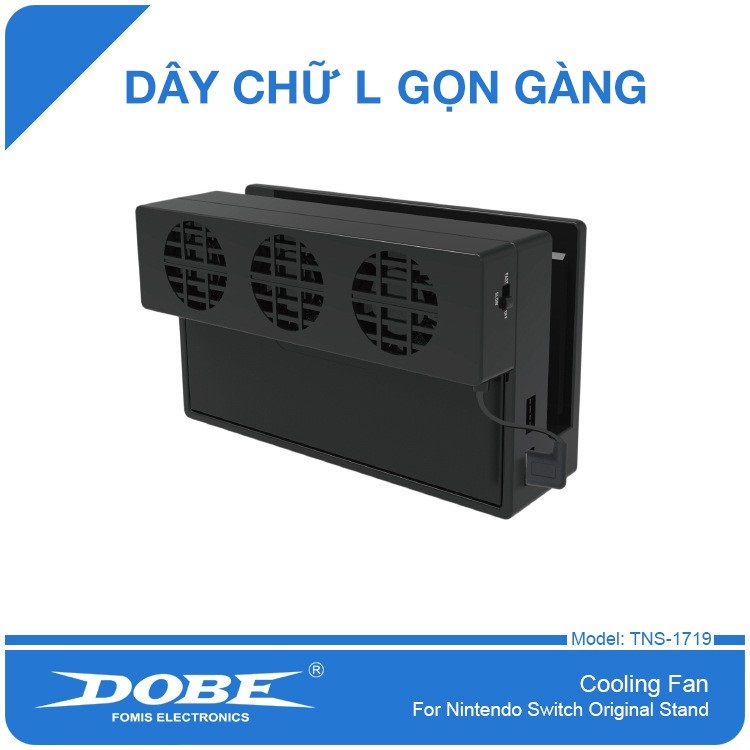Quạt tản nhiệt Nintendo Switch - Quạt làm mát Dock Nintendo Switch chính hãng DOBE