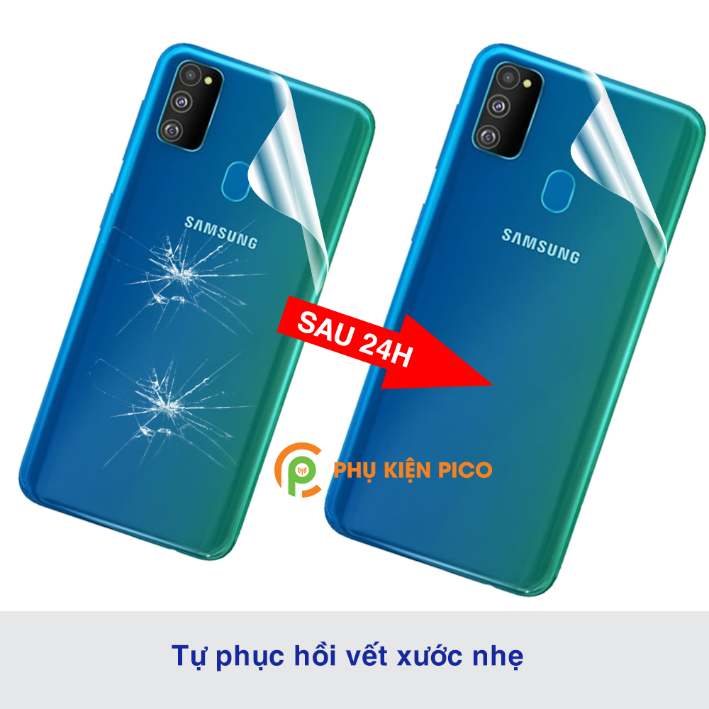 Dán mặt lưng Samsung Galaxy M30S cao cấp PPF dẻo trong suốt
