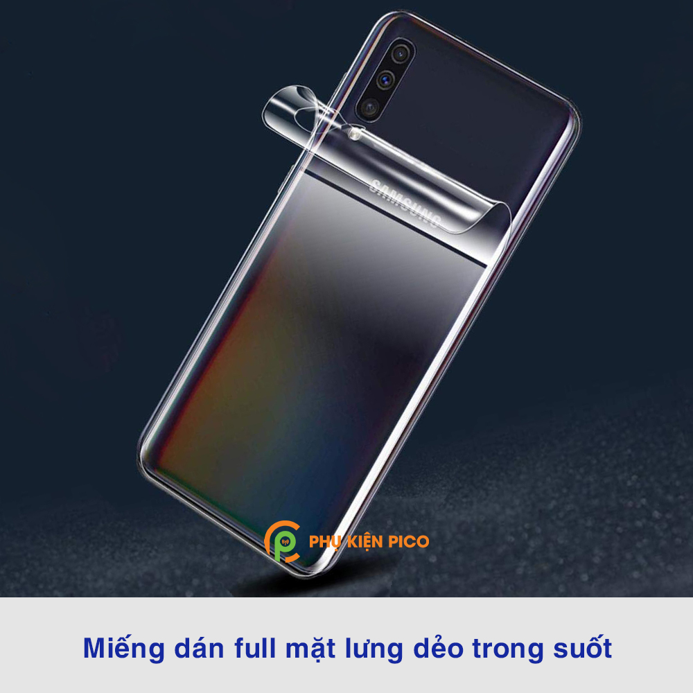 Dán lưng Samsung A50 full mặt lưng trong suốt PPF tự phục hồi vết xước