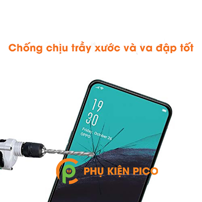 Combo kính cường lực dán camera dán lưng PPF Oppo Reno 2