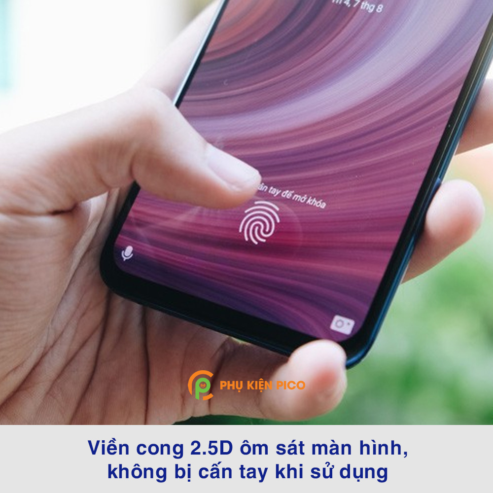 Kính cường lực Vsmart Live full màn hình viền đen siêu mỏng độ cứng 9H