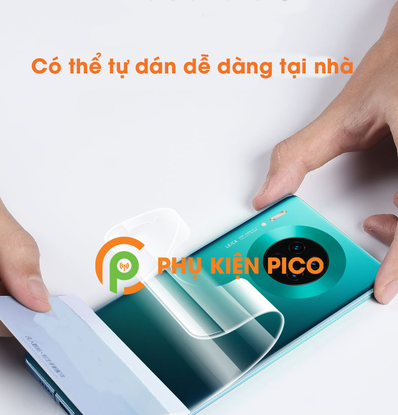 Dán mặt lưng Huawei Mate 30 Pro cao cấp PPF dẻo trong suốt