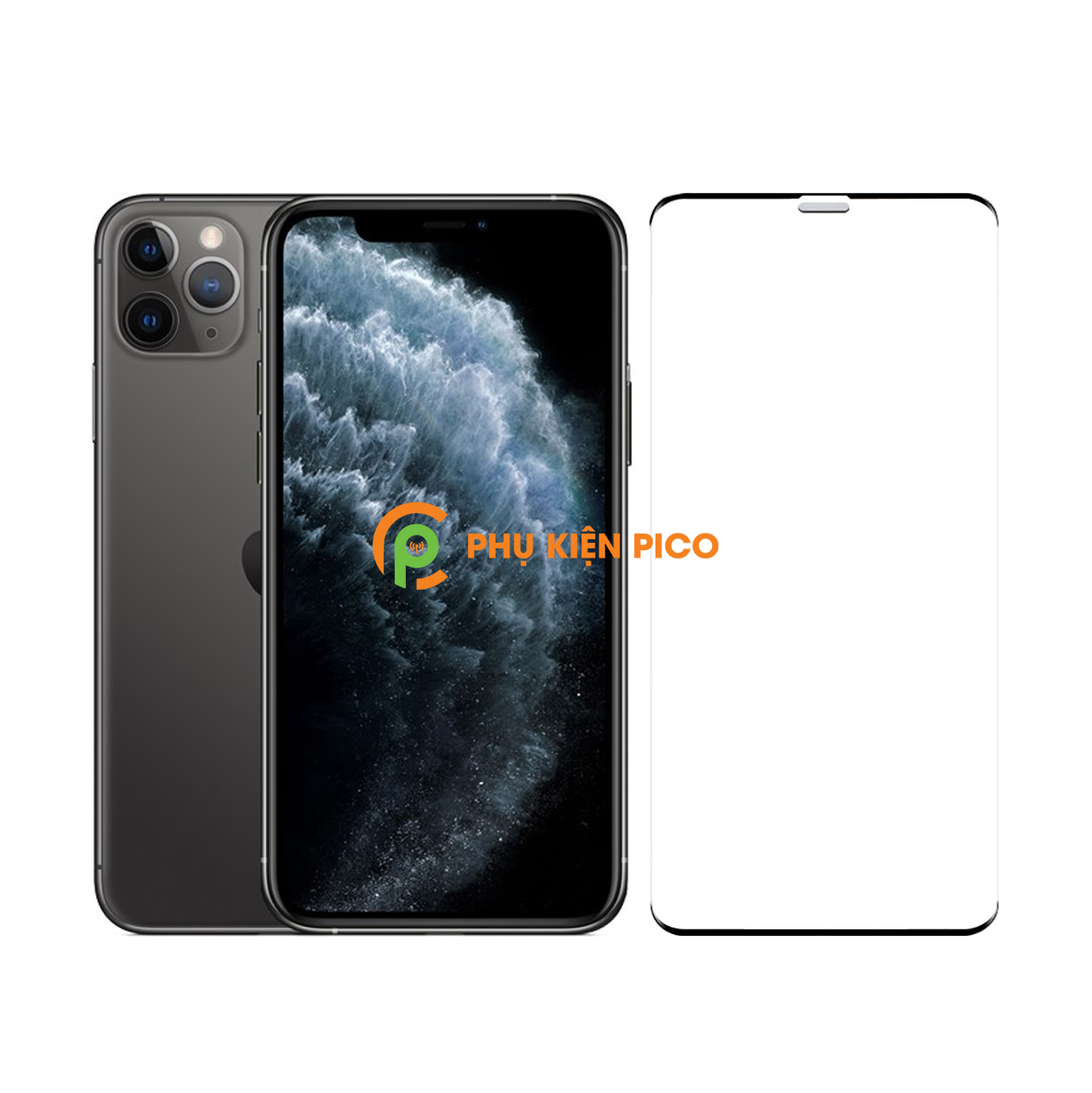 Kính cường lực Iphone 11 Pro viền vô cực full màn hình độ cứng 9H