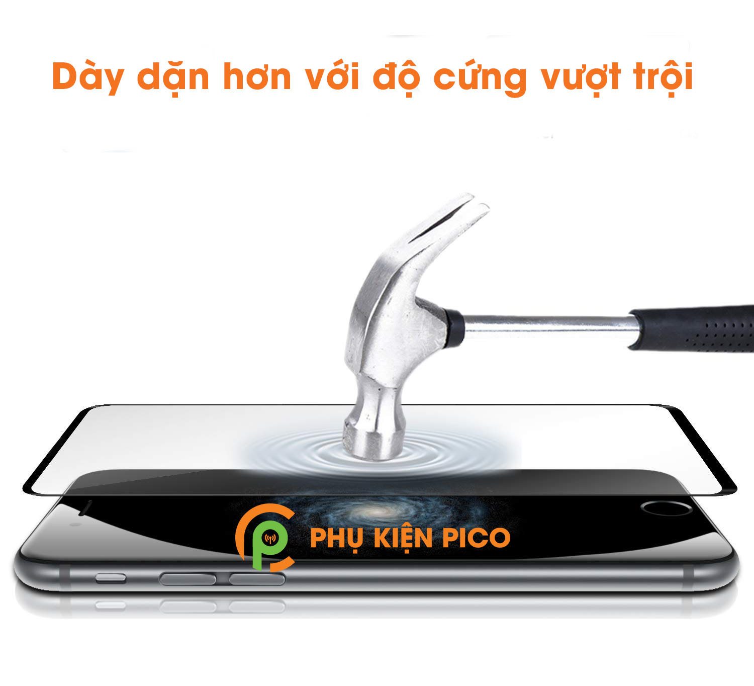 Kính cường lực Vsmart Active 3 full viền đen siêu mỏng
