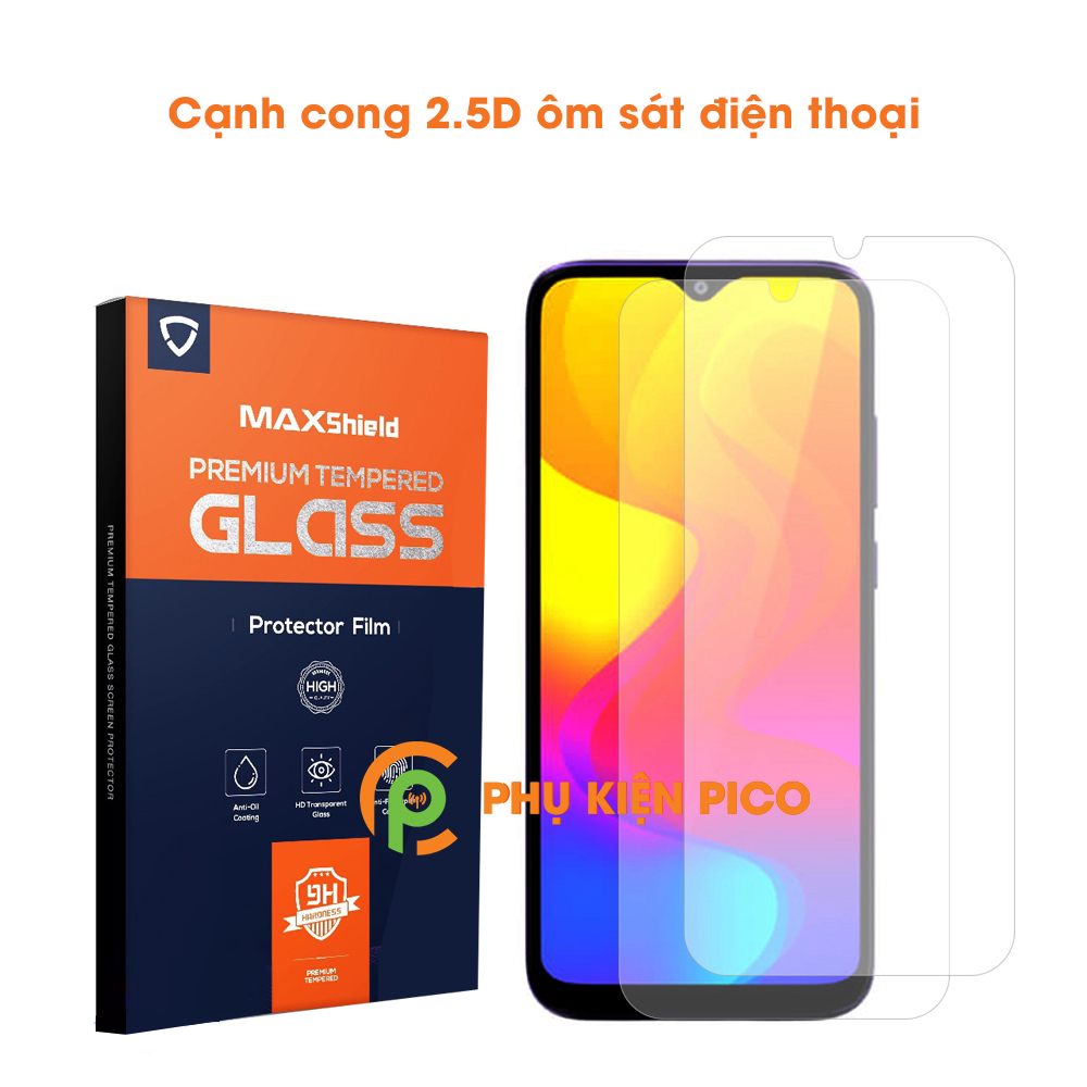Cường lực Vsmart Joy 3 chính hãng Maxshield viền cong 2.5D