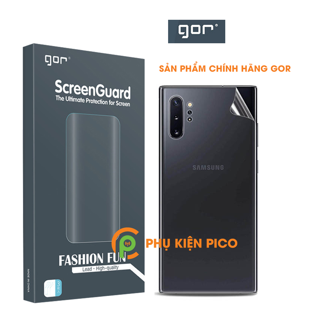 Dán màn hình và dán lưng Samsung Note 10 Pro chính hãng Gor PPF