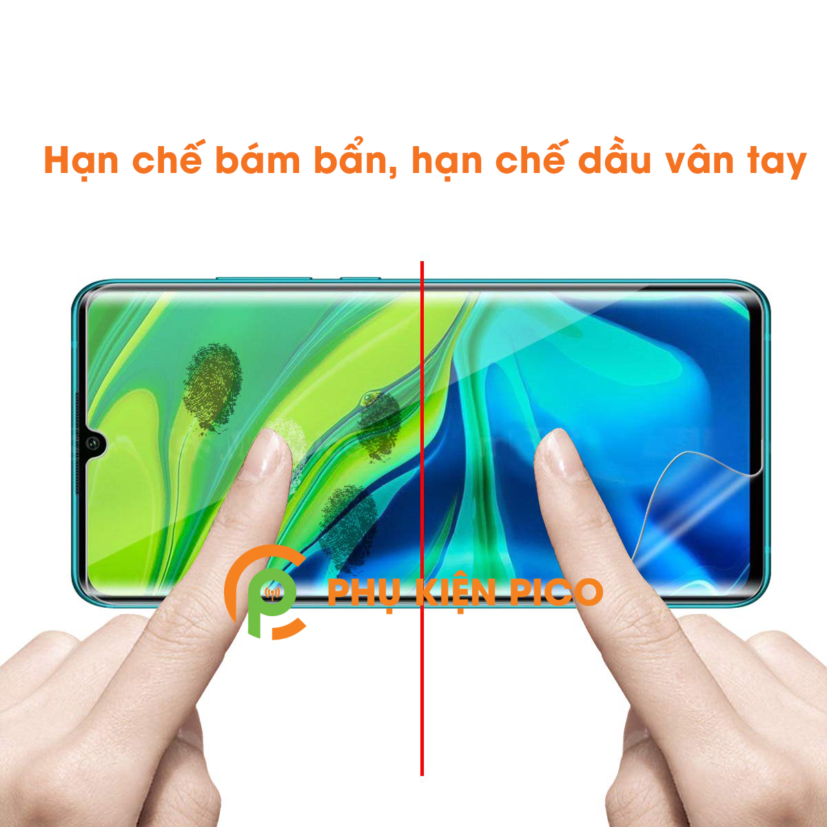 Dán màn hình Xiaomi Mi Note 10 Pro chính hãng Gor PPF bộ 2 miếng