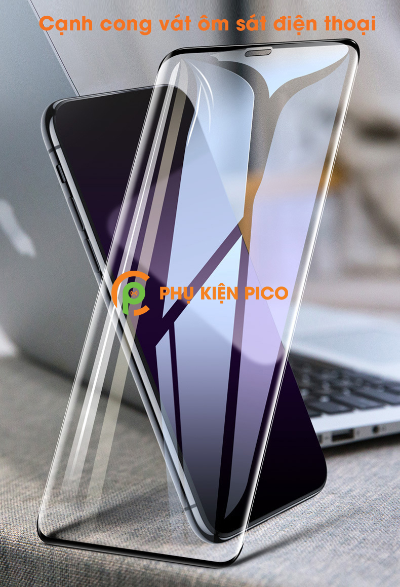 Kính cường lực Iphone Xs viền vô cực full màn hình độ cứng 9H