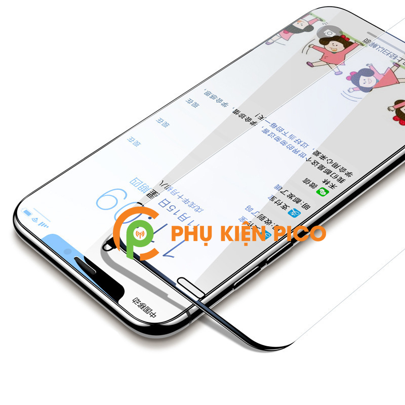 Kính cường lực Iphone Xs viền vô cực full màn hình độ cứng 9H