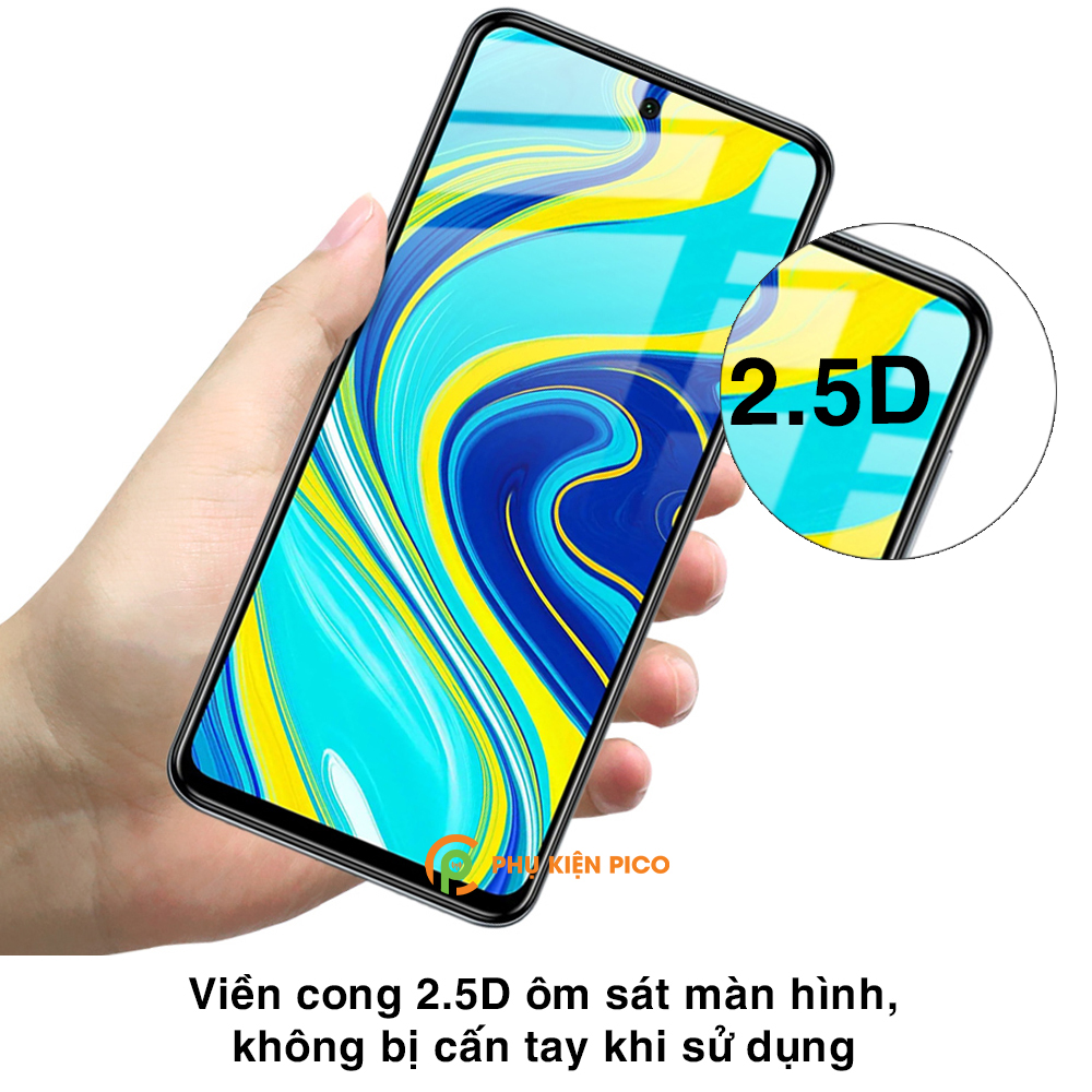 Kính cường lực Redmi Note 9s full màn hình viền đen siêu mỏng – Dán màn hình Xiaomi Redmi Note 9s