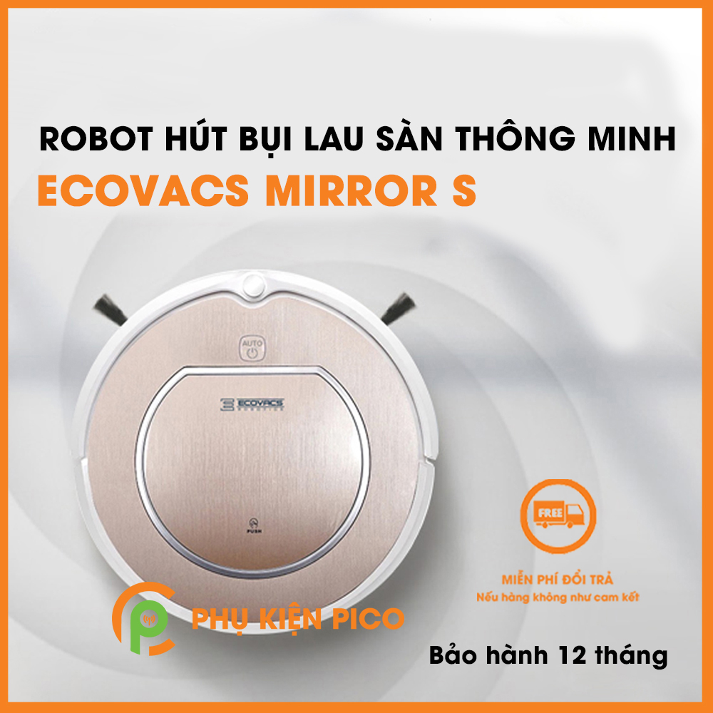 Robot hút bụi lau nhà thông minh ECOVACS MIRROR S - Hàng chính hãng
