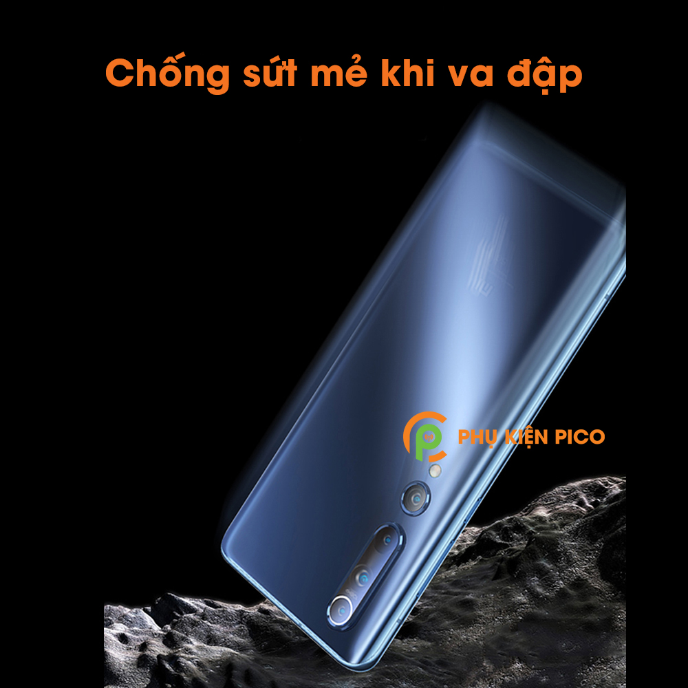 Vòng bảo vệ Xiaomi Mi 10 - Ốp viền camera Xiaomi Mi 10 kim loại màu xanh