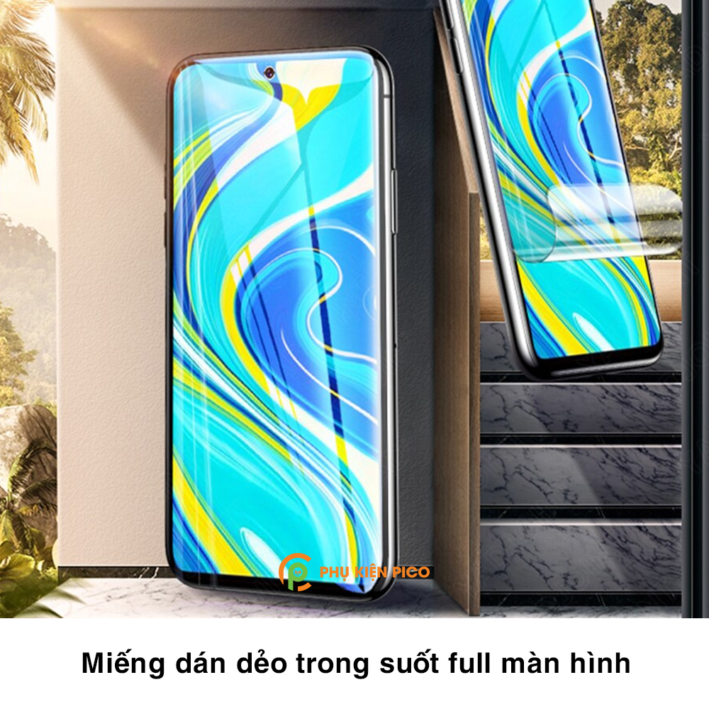 Dán màn hình Redmi Note 9s full màn dẻo trong suốt PPF tự phục hồi vết xước – Dán dẻo Xiaomi Redmi Note 9s