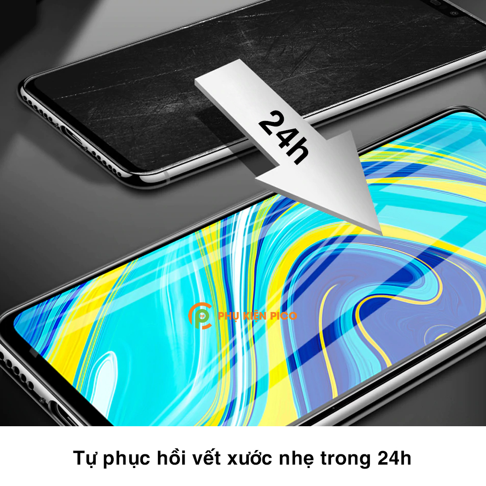Dán màn hình Redmi Note 9s full màn dẻo trong suốt PPF tự phục hồi vết xước – Dán dẻo Xiaomi Redmi Note 9s