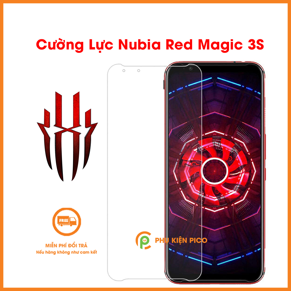 Kính cường lực Nubia Red Magic 3s trong suốt full màn hình độ cứng 9H