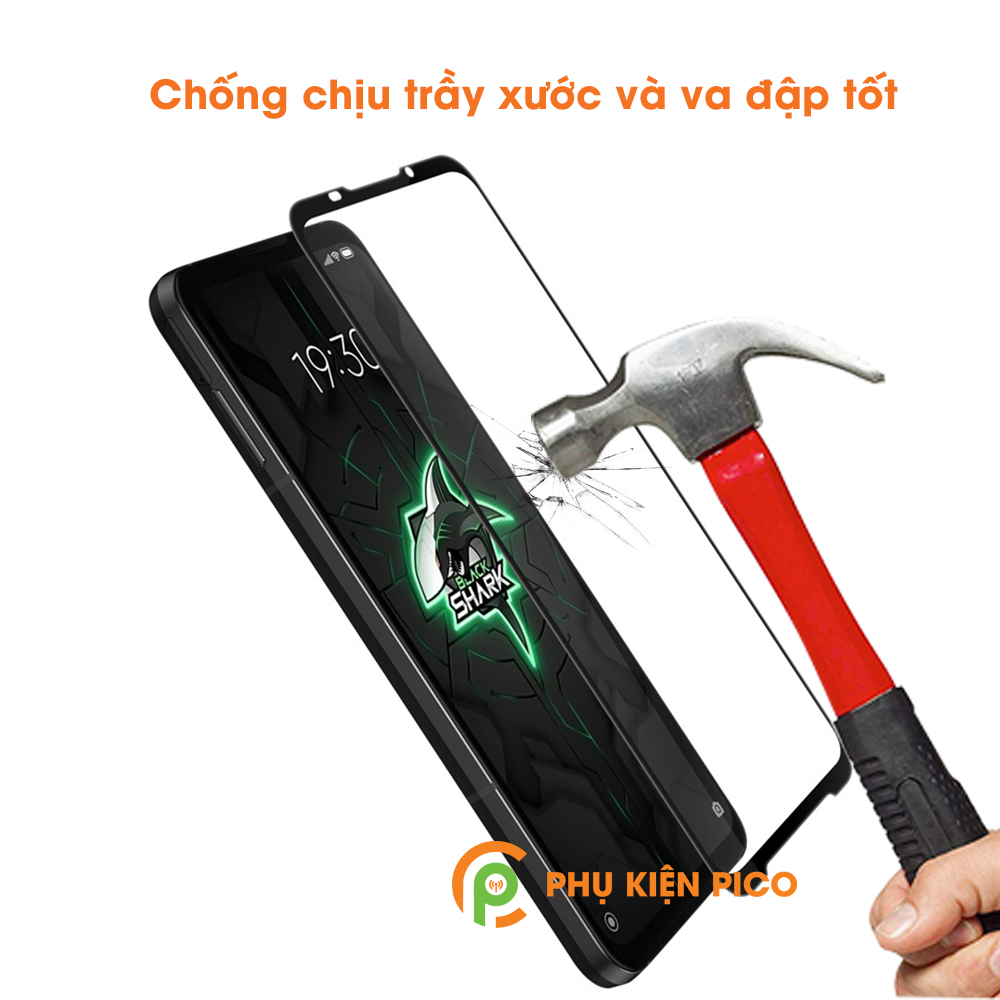 Kính cường lực Xiaomi Black Shark 3 chính hãng Nillkin CP+ Pro full màn hình