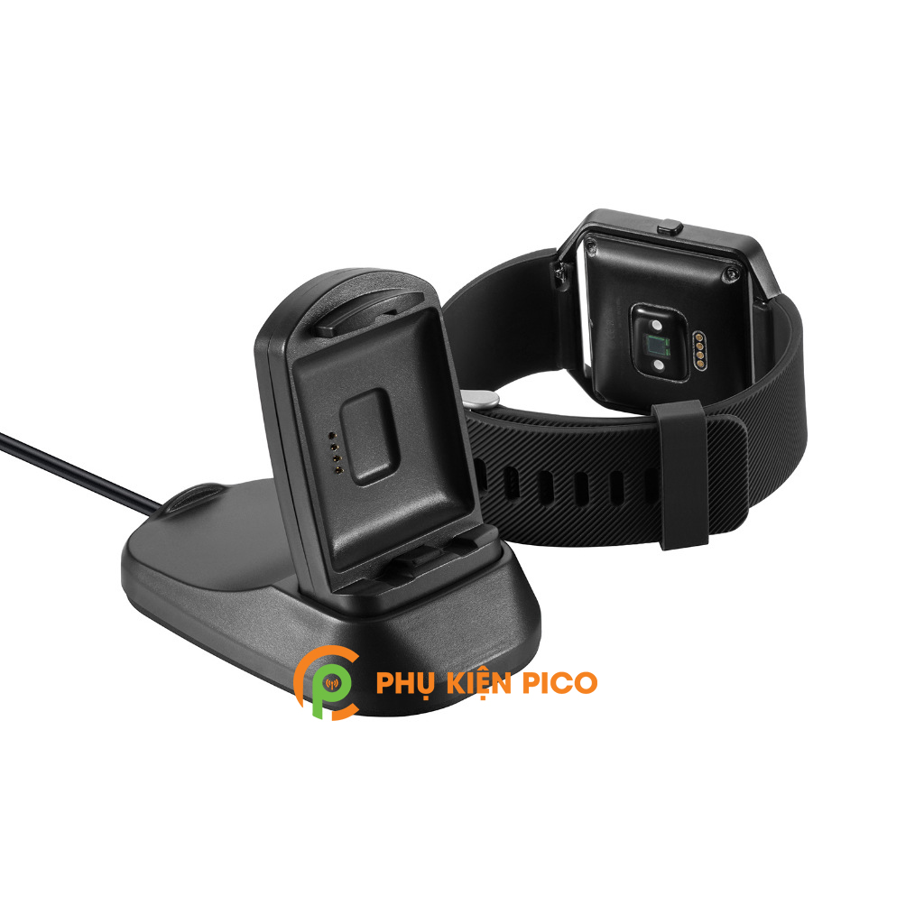 Đế sạc đồng hồ Fitbit Ionic đen dây cáp USB 1m Adapter Smartwatch