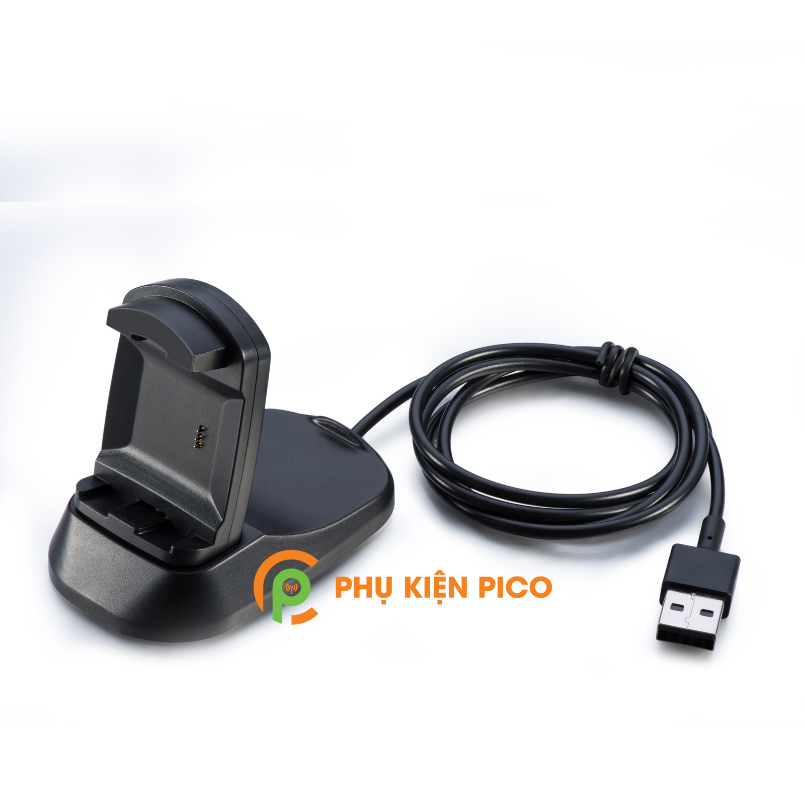 Đế sạc đồng hồ Fitbit Ionic đen dây cáp USB 1m Adapter Smartwatch