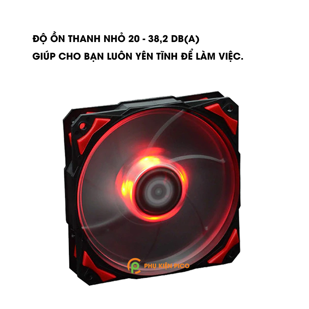 Quạt tản nhiệt case máy tính chính hãng ID-COOLING PL-12025 Quạt Fan Case 12cm 11 cánh