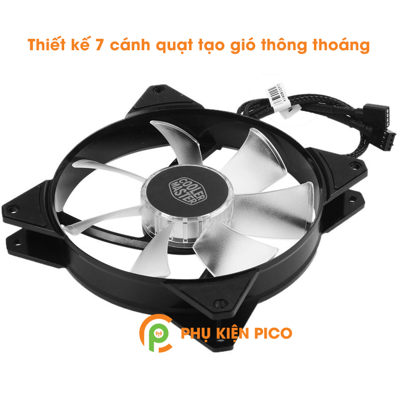 Quạt tản nhiệt case máy tính Cooler Master MasterFan MF140R ARGB Quạt Fan Case 14cm