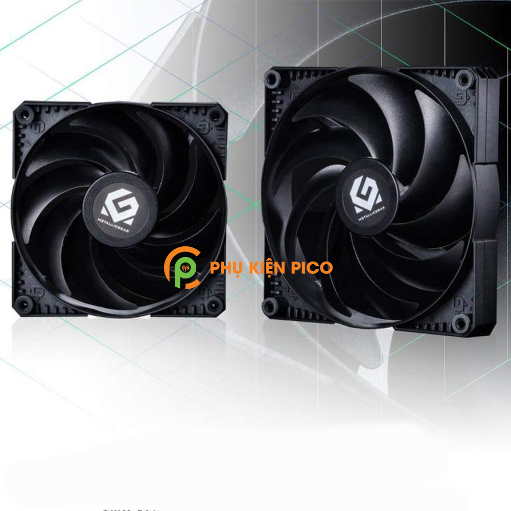Quạt tản nhiệt case máy tính chính hãng PHANTEKS Metallic Gear Skiron Black 140mm 1500 RPM