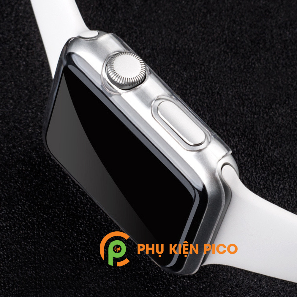 Ốp đồng hồ Apple Watch Series 1/2/3/4/5 Silicon dẻo trong suốt bản 38/40/42/44mm