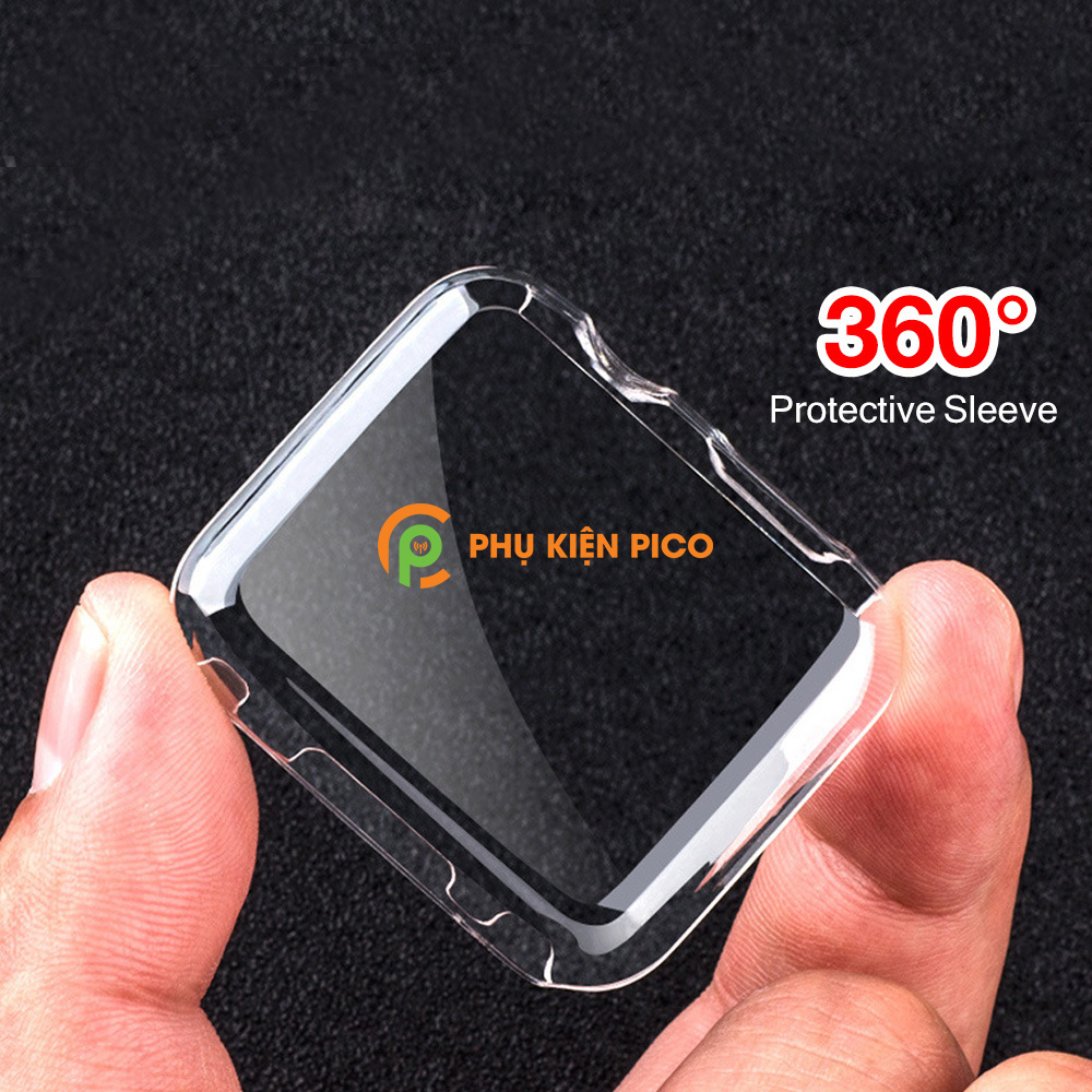 Ốp đồng hồ Apple Watch Series 1/2/3/4/5 Silicon dẻo trong suốt bản 38/40/42/44mm