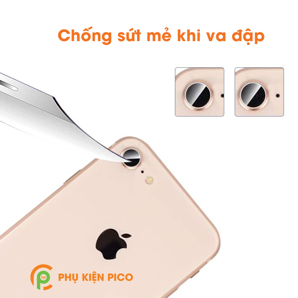 Dán camera Iphone SE 2020 cường lực camera trong suốt độ cứng 7H