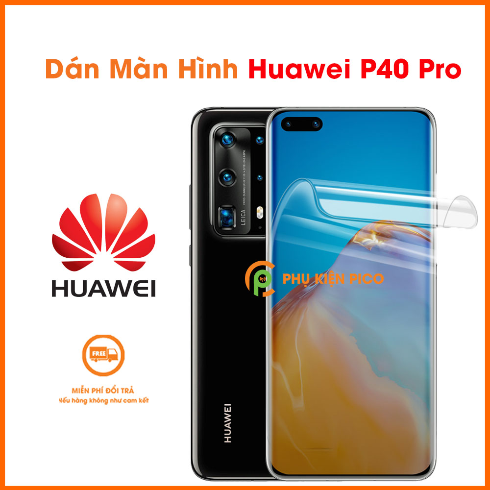 Dán màn hình Huawei P40 Pro PPF cao cấp dẻo trong suốt