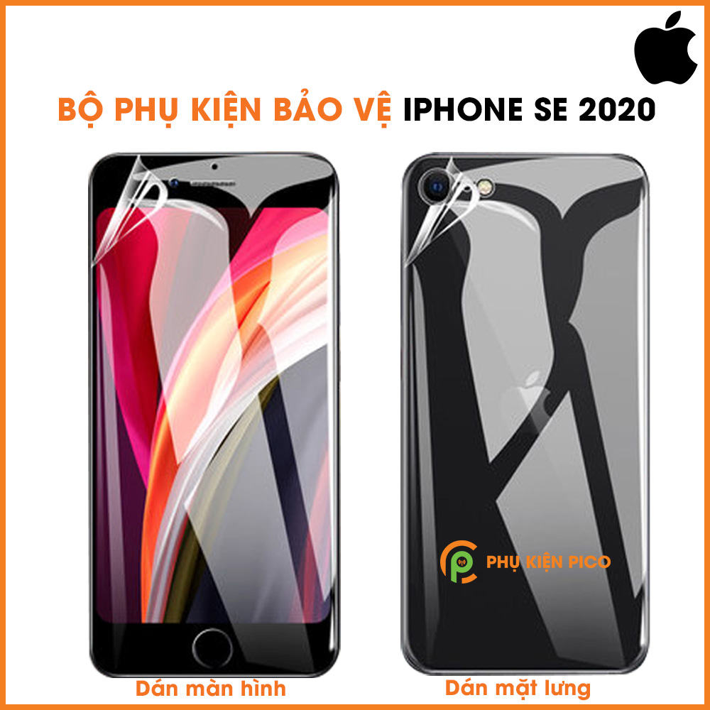 Dán màn hình IPHONE SE 2020 và mặt lưng IPHONE SE 2020 - Combo2