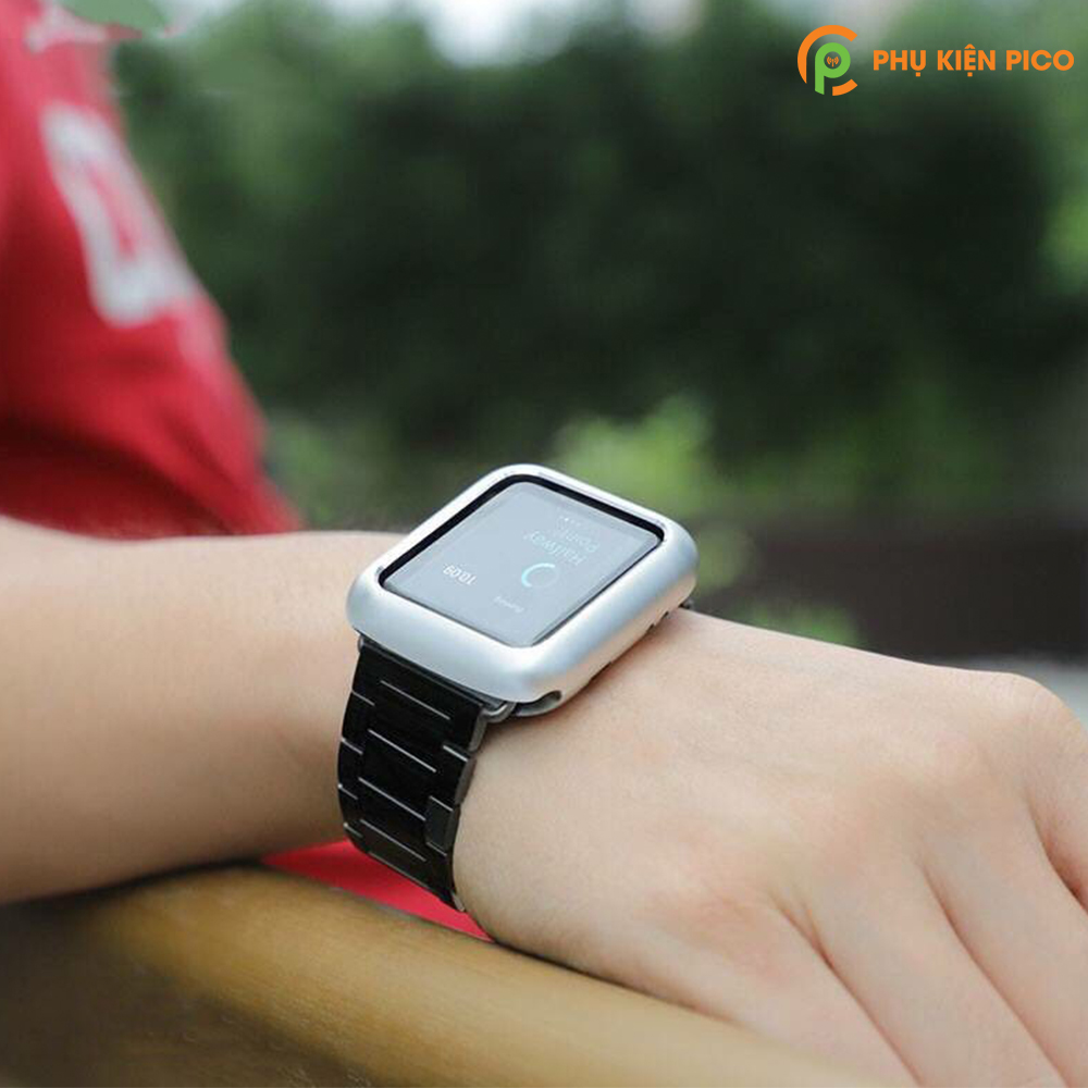 Ốp nam châm Apple Watch Series 1/2/3/4/5 38mm 42mm 40mm 44mm nhôm nguyên khối