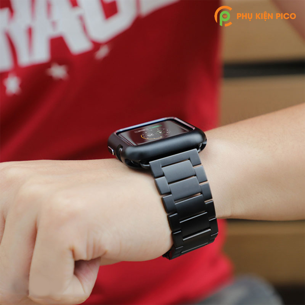 Ốp nam châm Apple Watch Series 1/2/3/4/5 38mm 42mm 40mm 44mm nhôm nguyên khối