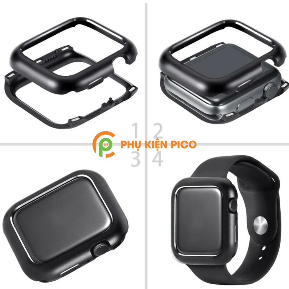 Ốp nam châm Apple Watch Series 1/2/3/4/5 38mm 42mm 40mm 44mm nhôm nguyên khối