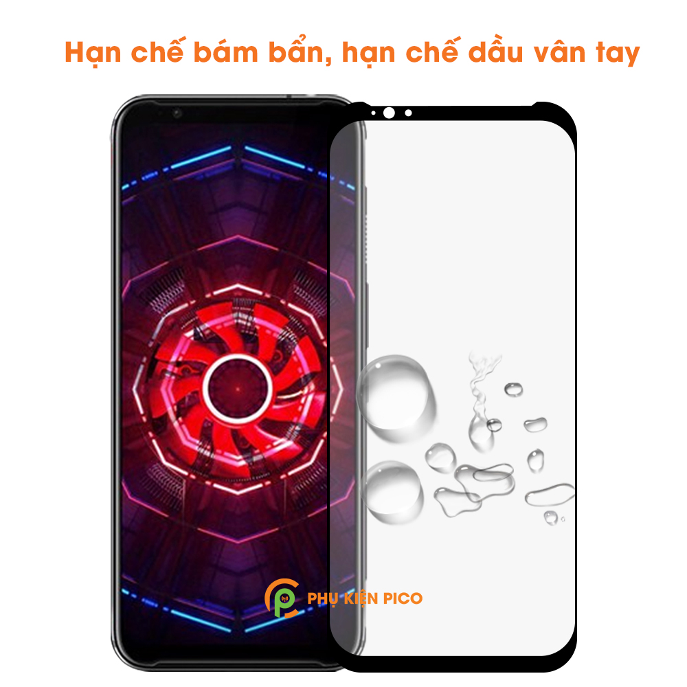 Kính cường lực Nubia Red Magic 3S chính hãng Monqiqi full viền siêu mỏng độ cứng 9H