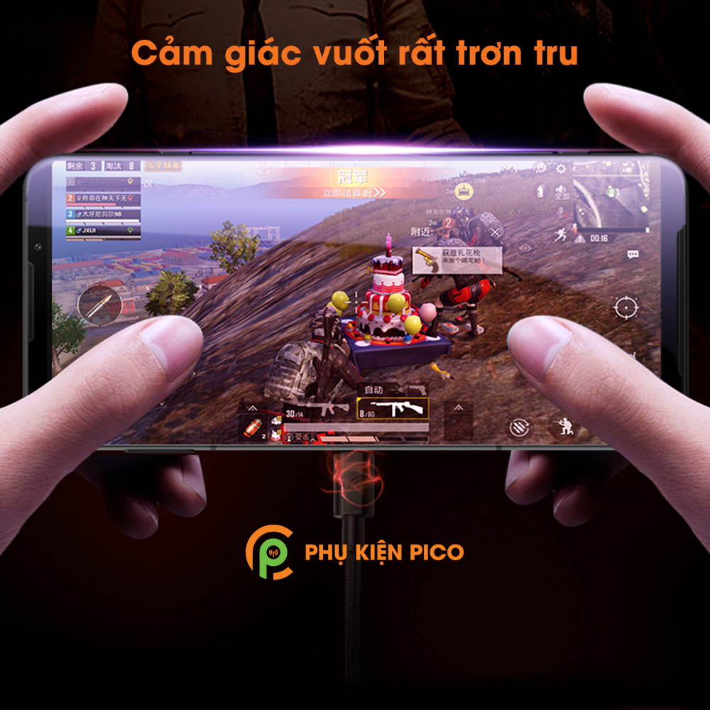 Kính cường lực Black Shark 3 chính hãng Monqiqi full viền siêu mỏng độ cứng 9H