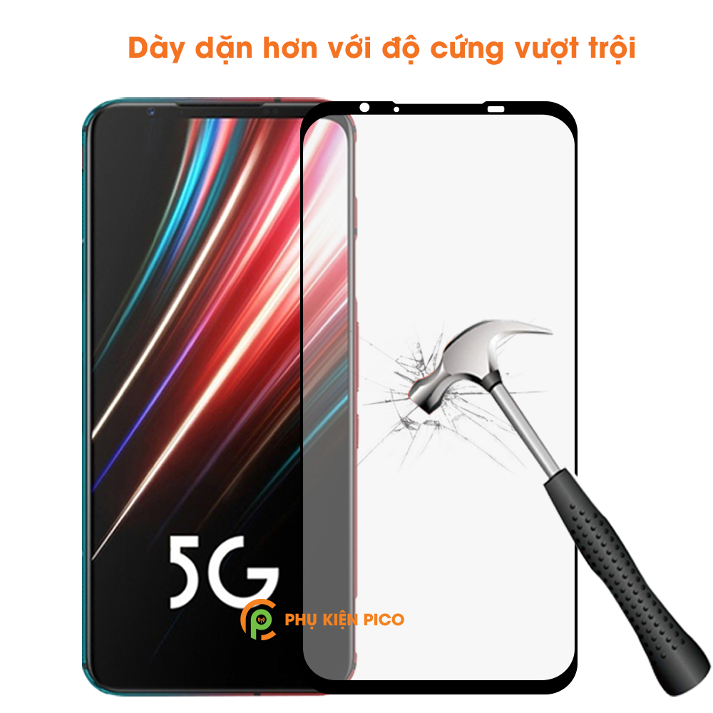 Cường lực Red Magic 5G chính hãng Monqiqi full viền siêu mỏng độ cứng 9H – Dán màn hình Nubia Red Magic 5G
