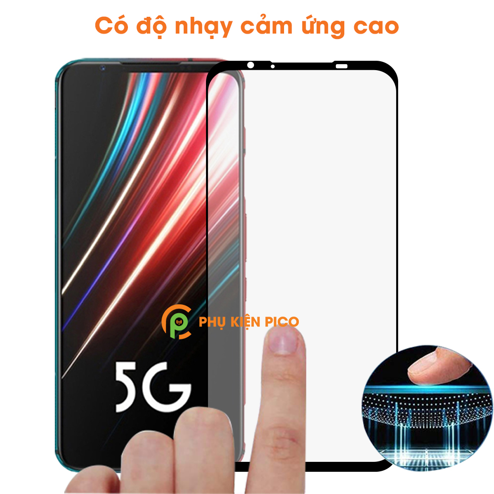 Cường lực Red Magic 5G chính hãng Monqiqi full viền siêu mỏng độ cứng 9H – Dán màn hình Nubia Red Magic 5G