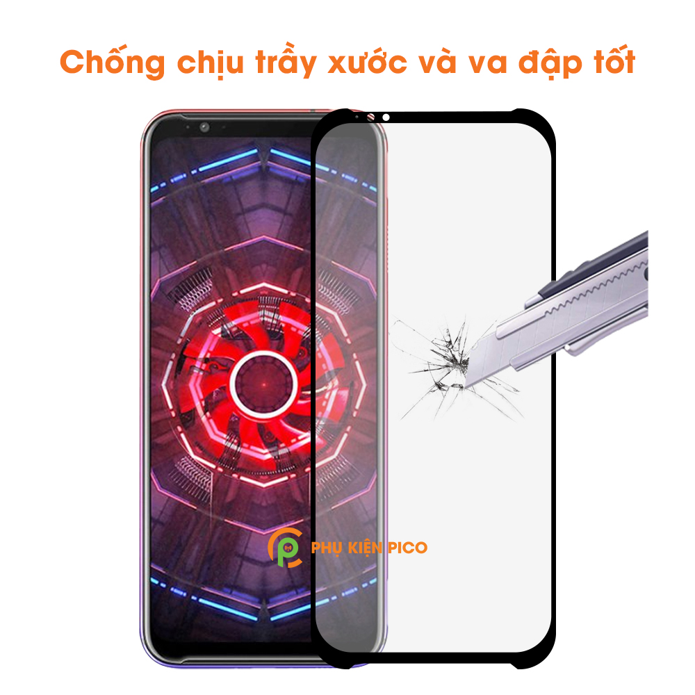 Kính cường lực Nubia Red Magic 3 chính hãng Monqiqi full viền siêu mỏng độ cứng 9H