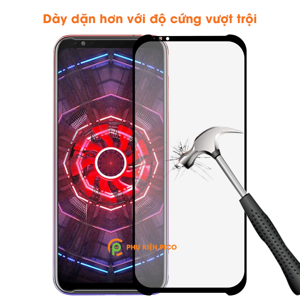 Kính cường lực Nubia Red Magic 3 chính hãng Monqiqi full viền siêu mỏng độ cứng 9H