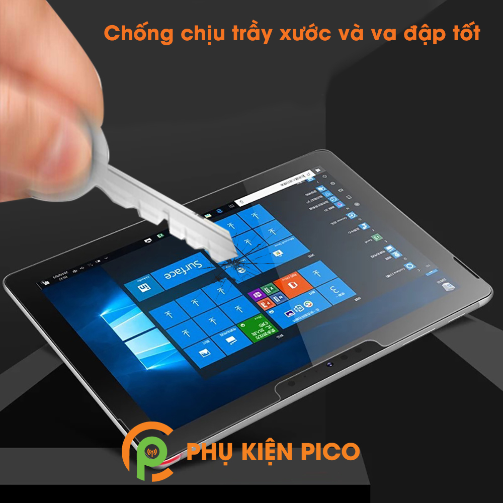 Kính cường lực Surface Go 2 trong suốt full màn hình máy tính bảng độ cứng 9H – Dán màn hình Surface Go 2