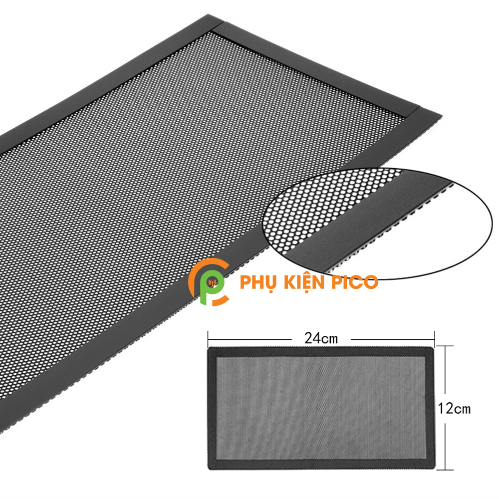Tấm lưới chống bụi cho quạt tản nhiệt máy tính kích thước 12cm x 24cm