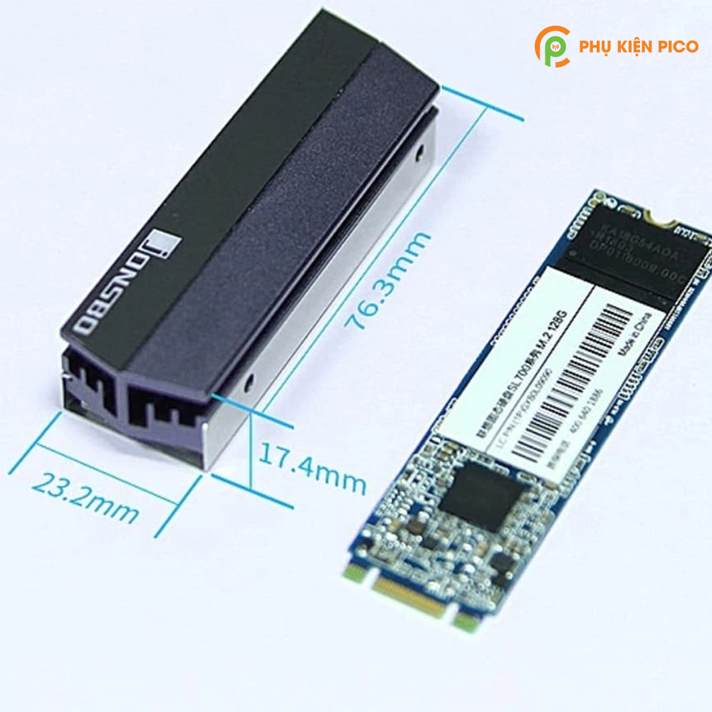 Tản nhiệt SSD M2 Radiator chính hãng Jonsbo giảm nhiệt ổ cứng nhôm nguyên khối