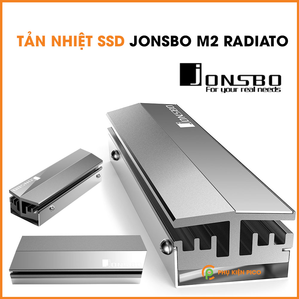 Tản nhiệt SSD M2 Radiator chính hãng Jonsbo giảm nhiệt ổ cứng nhôm nguyên khối