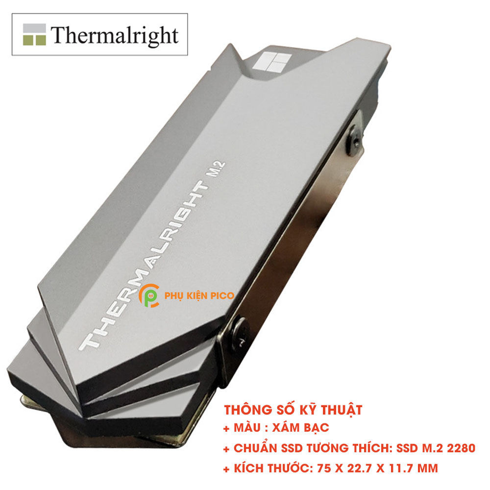 Tản nhiệt SSD Thermalright M2 SSD Heating Kit 2280 tản nhiệt chính hãng Thermalright