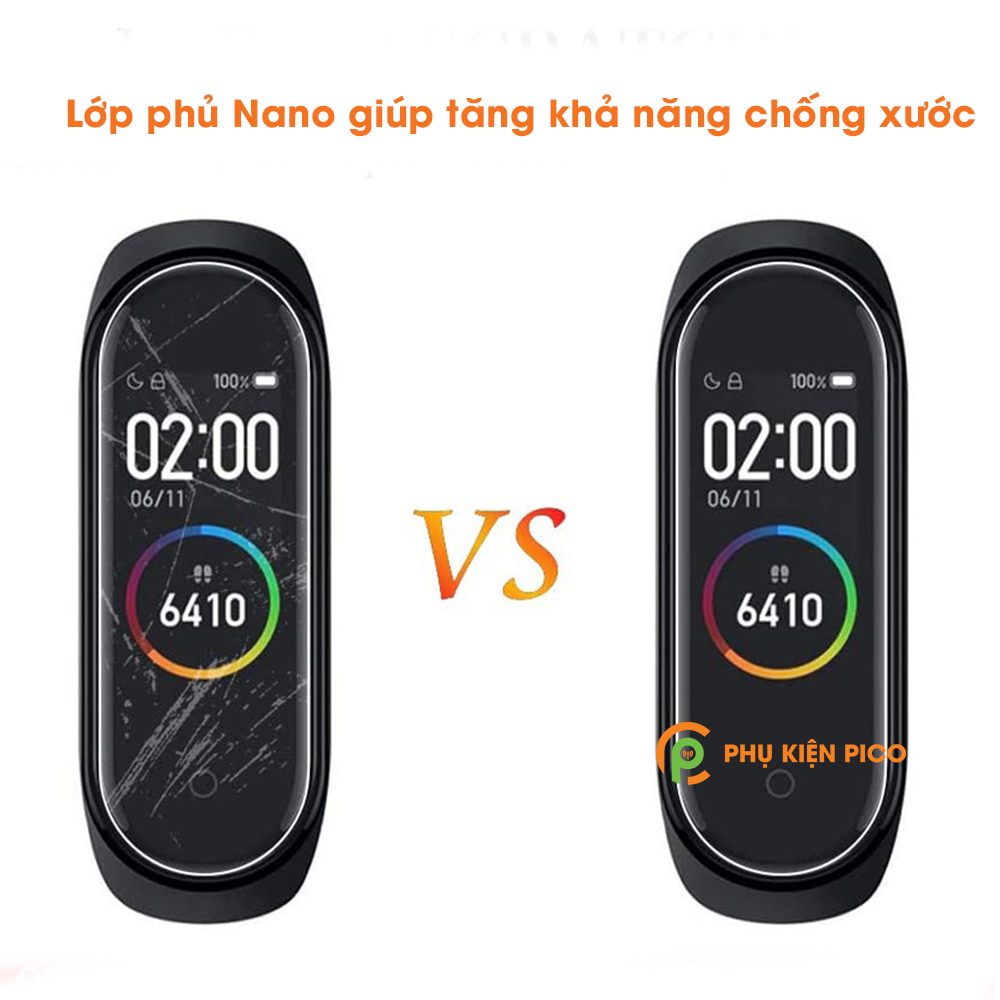 Dán màn hình Mi Band 5 bộ 3 miếng bảo vệ vòng đeo tay PPF cao cấp – Combo3
