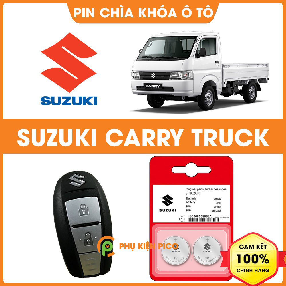 Pin chìa khóa ô tô Suzuki Carry Truck chính hãng Suzuki sản xuất tại Indonesia 3V