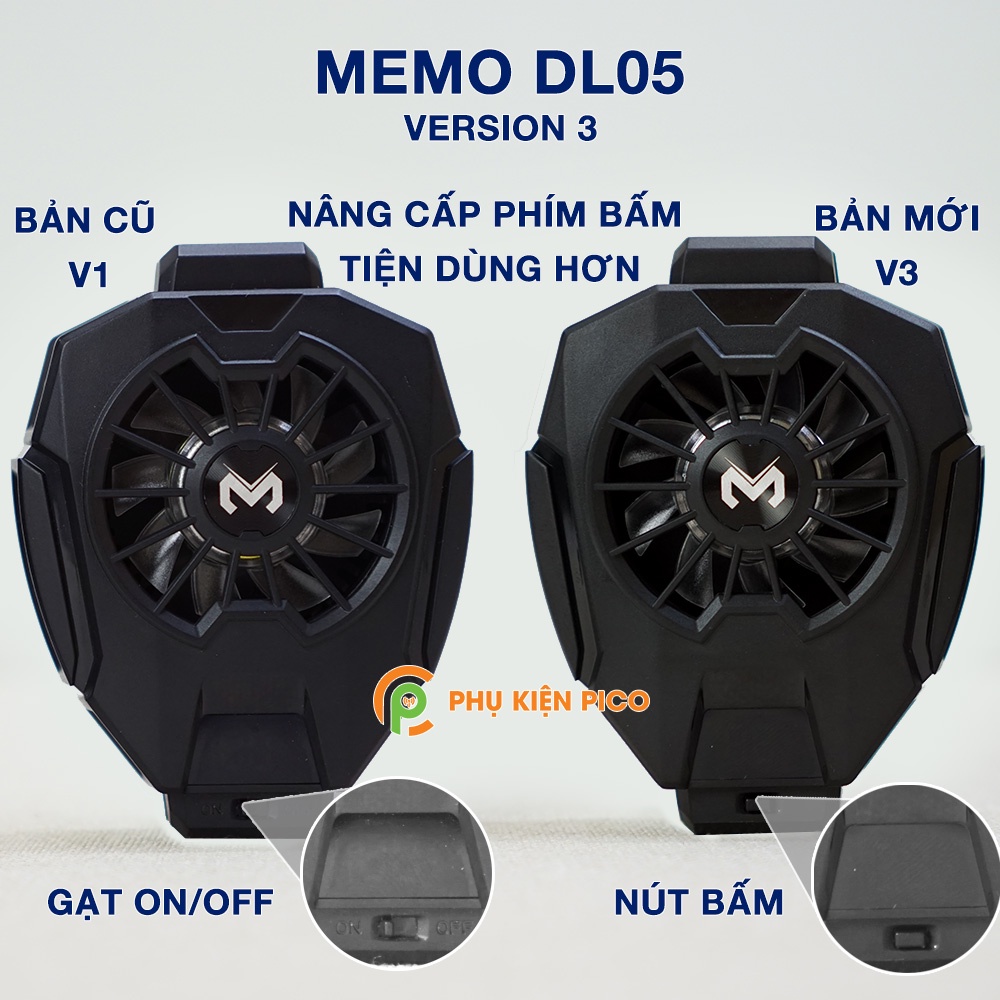 Quạt tản nhiệt điện thoại có sò lạnh chính hãng MEMO DL05 V3