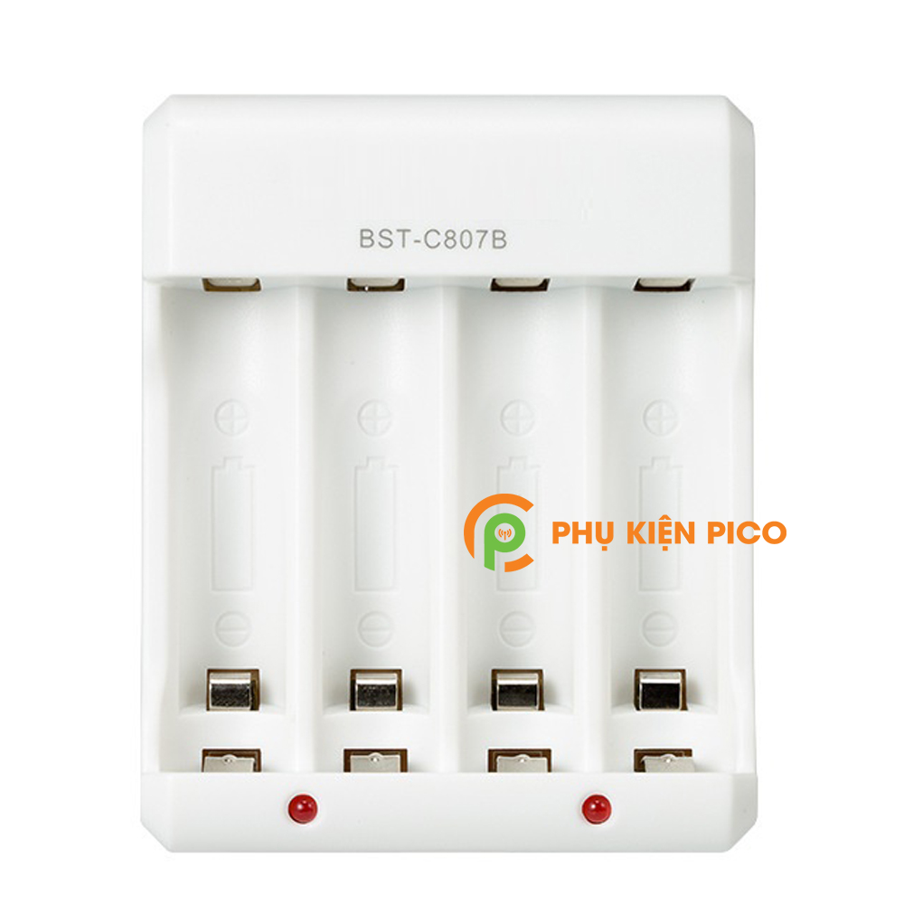 Bộ sạc C807B và 4 Pin sạc Beston AA 1200 mAh, AAA 1300 mAh có thể sạc lại nhiều lần - combo2